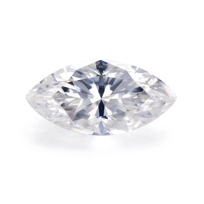 HMOIS GH color Cut VVS1 wholesale price white marquise nature moissanite loose diamonds gia