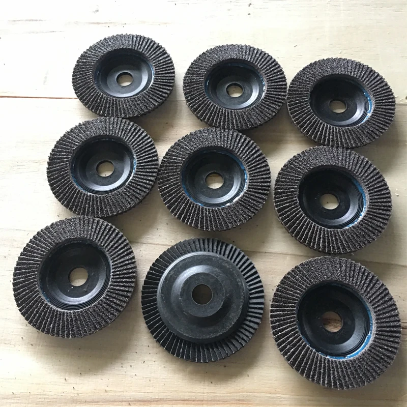 Пластиковая подложка 4,5 дюйма, кальцинированные шлифовальные диски из оксида алюминия и наждачной бумаги