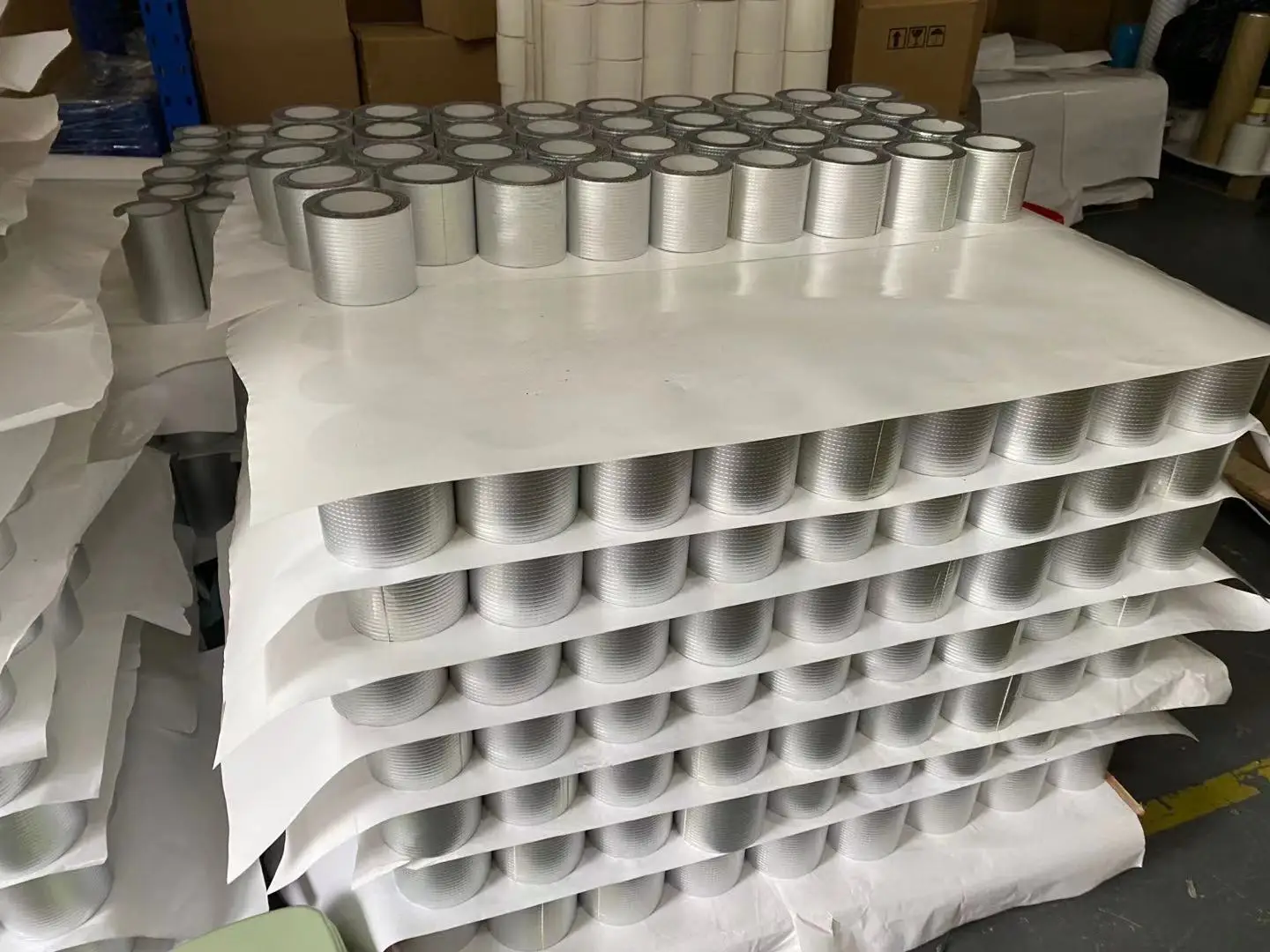 LOW MOQ Wholesale Super Adhesive Fireproof Aluminum Foil Butyl Waterproof Tape For Roof Leak