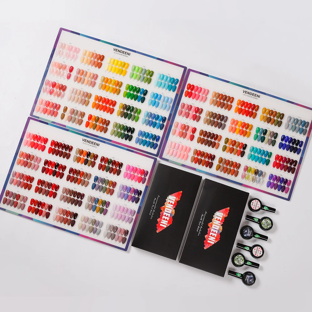 Vendeeni OEM/ODM Wholesale Popular Bright All Season Skin Tone Solid Nail Art Solid Nail Polish Clear Gel Nail Polish