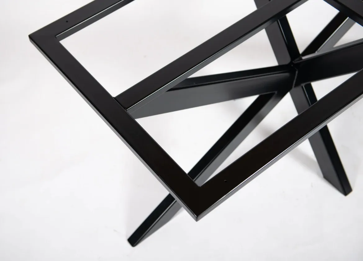 Customized Size&Shape Heavy Duty Metal Table Base For Stone/Glass/Wood Top