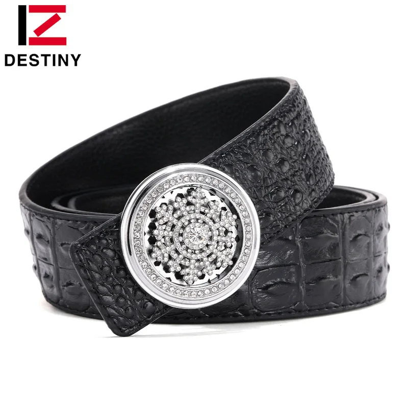 Latest best sellers Luxury brand belt factory wholesale Fashion Crocodile Genuine Leather Famous Designer Men Belt