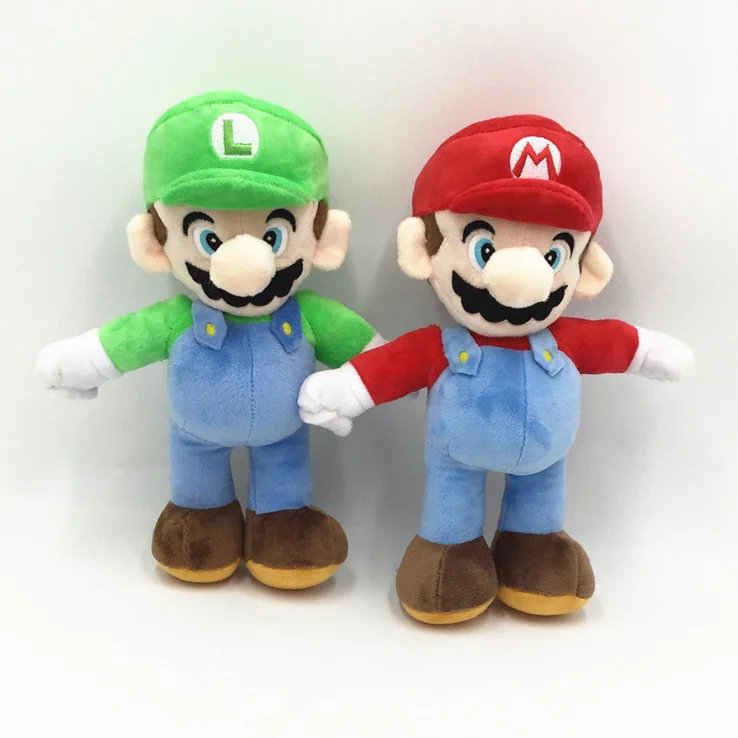 
Amazon NEW 25 cm mario game soft plush stuffed Cartoon toys Mario plush toy dolls gift for souvenir gift for kids 