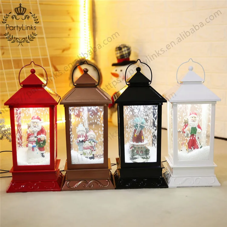 For Home Roman Inc Snow Globe Water Globe Music Box We Wish You a Merry Christmas Home Decoration Accessories Xmas Decoration