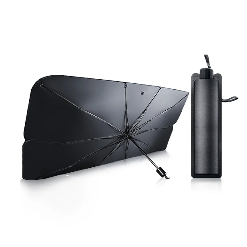 Compact Car Use Umbrella Sunshade for Windshield Hot Selling in Summer Car Accessories Leather Bag Auto Accessories CHIEF 99.9%