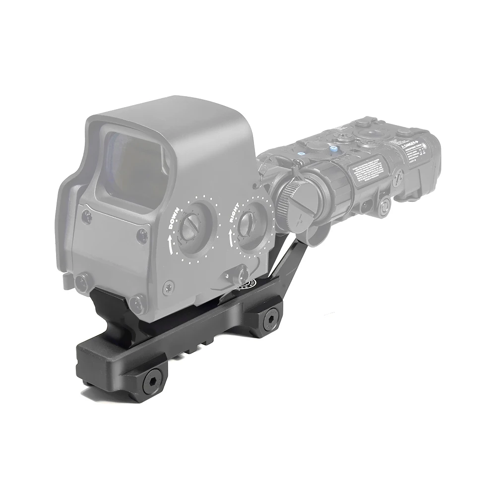 Riser Mount For 558 Holographic Sight Night Vision Laser Red Dot Integrated Loadout Base Adapter 20mm Mount Hunting Accessory