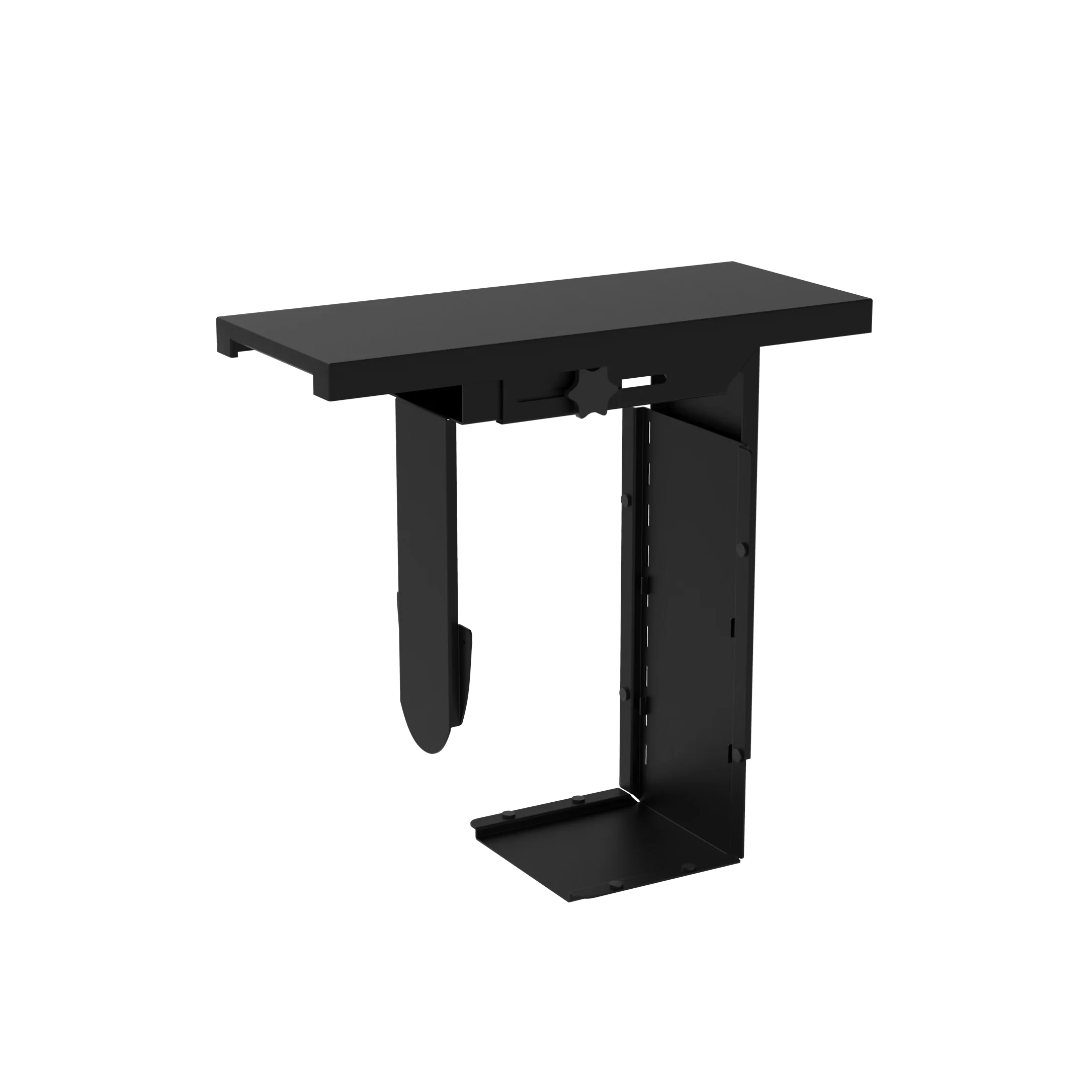 360 degree Universal PC Case Holder Under Desk CPU Stand Hanging Adjustable Computer Mainframe Host Box Stand Bracket