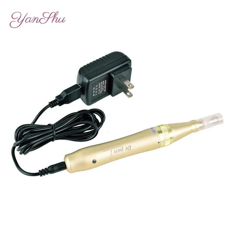 
China Factory Hot Sale Rechargeable derma roller pen Adjustable micro needling derma pen for Body Face Massager 