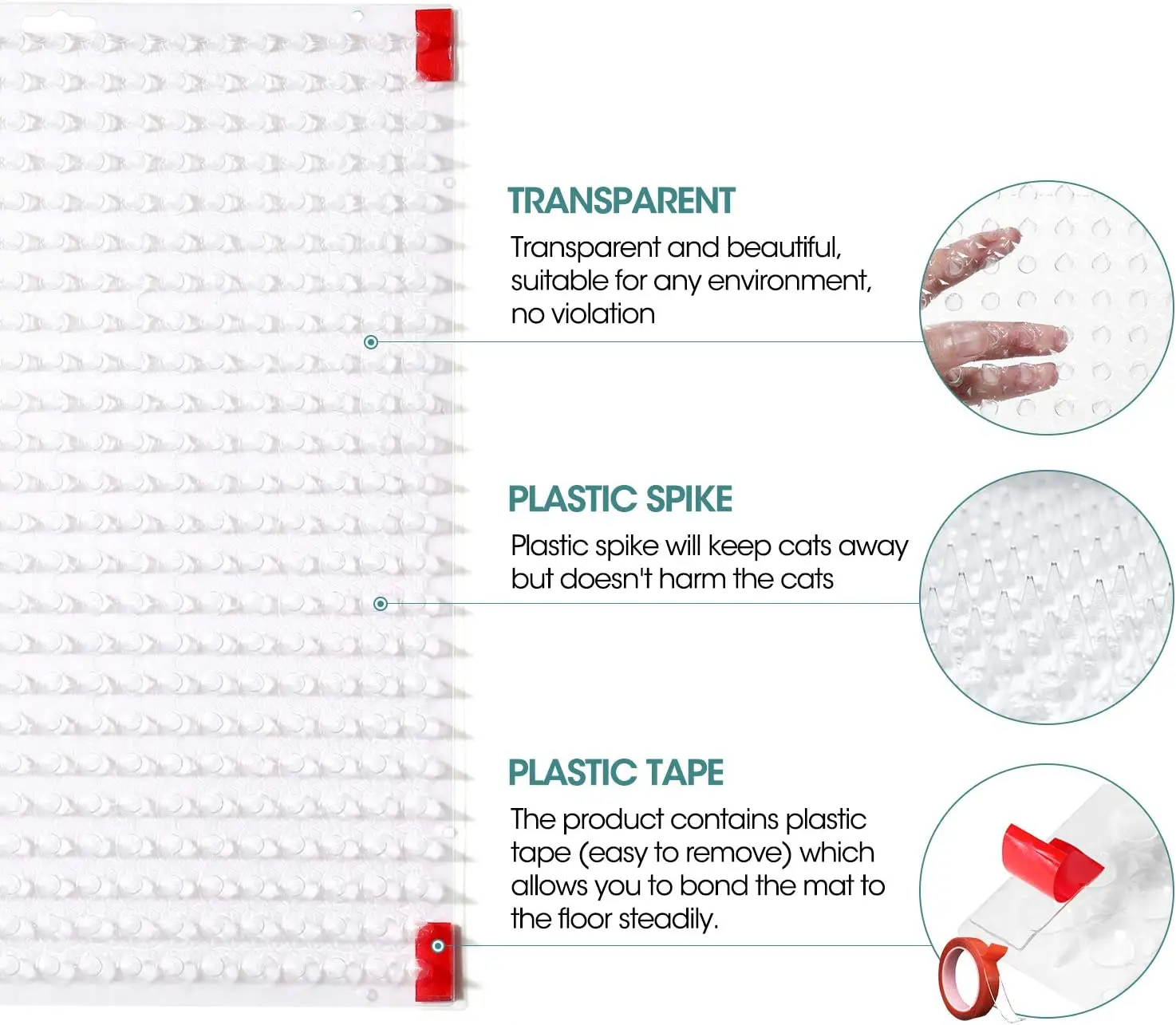 Отпугивающий коврик для кошек пластиковые коврики с шипами и собак