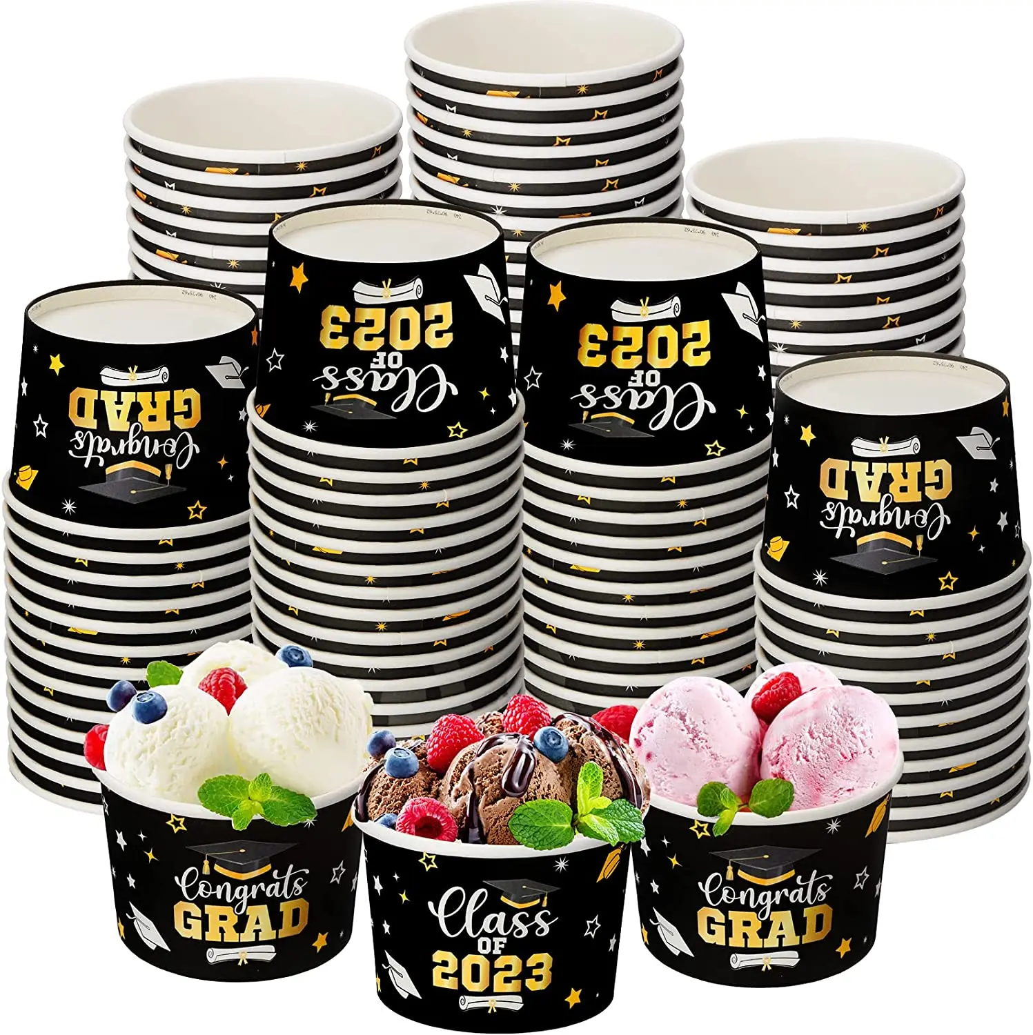 biodegradable ice bucket cream tube tub yoghurt mousse jelly ice cream paper cups manufacturer