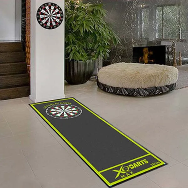Custom Printed Latex Good Quality Black Rubber Dart mat Rubber Cheap Darts Board Floor Mats