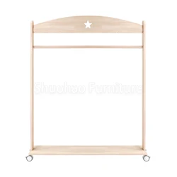 Заводская распродажа Nordic деревянные детские детская одежда вешалка/подвижный стеллаж для выставки товаров для детей одежда висит и хранения