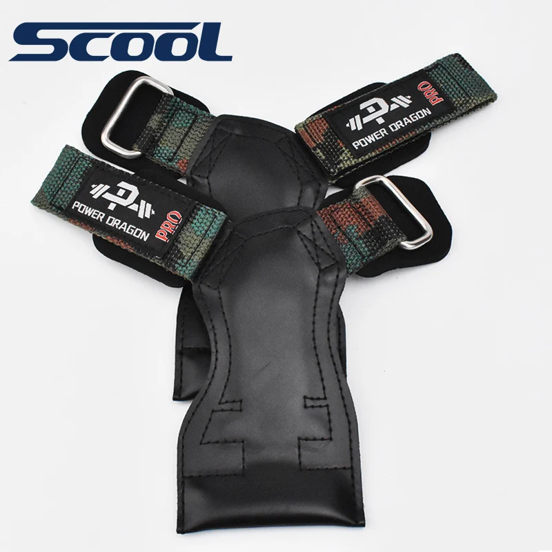 Custom Gymnastic Leather Grip Leather Palm Protectors Hand Grips Weight Lifting Type Hand Grips weightlifting straps