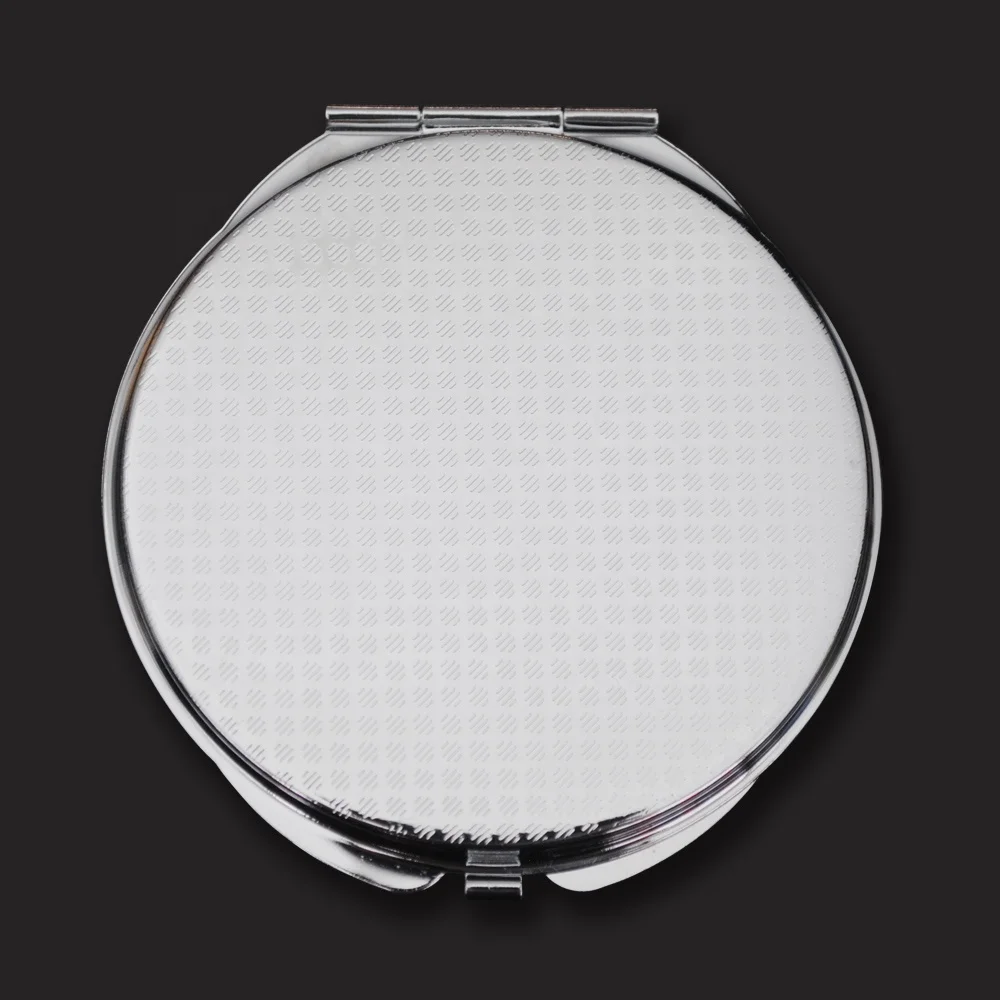 
high quality blank dia. meter 6cm metal compact small mirror 