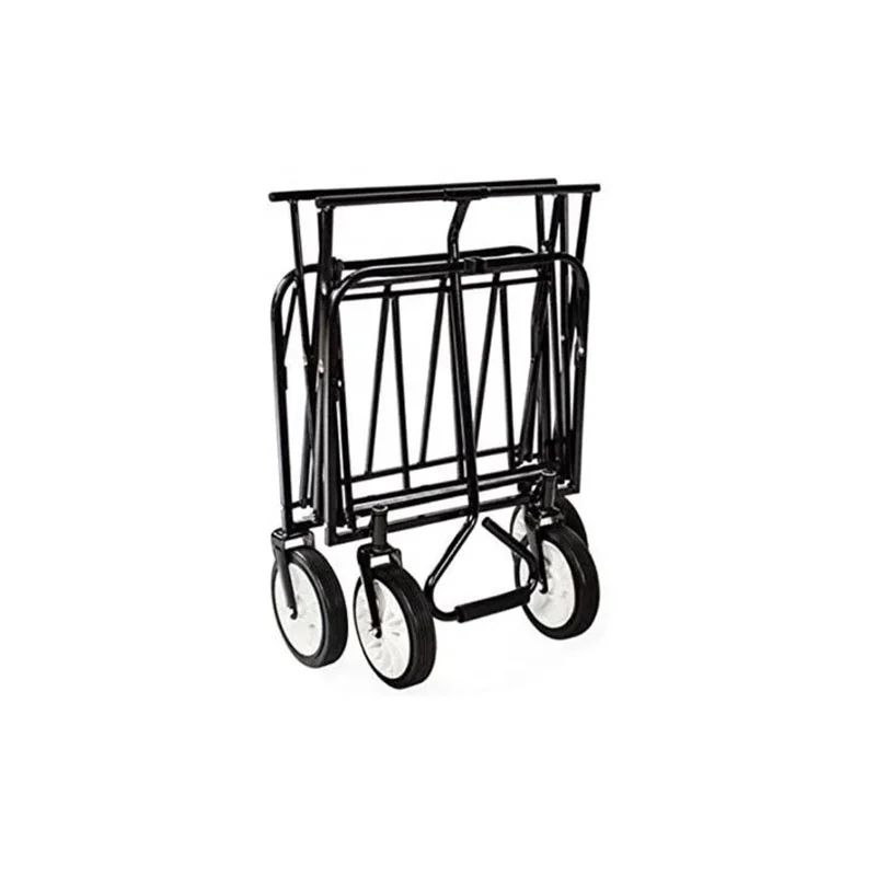 Collapsible Handcart Off-Road Transport Folding Beach Wagon Camping Cart