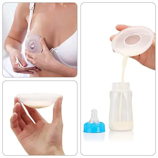 Mother Care Breastfeeding Silicone Breast Shells/Milk Collection Shells/Breastmilk Saver Cups