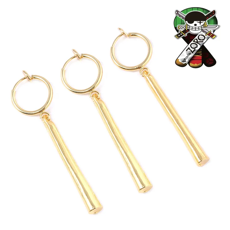 Wowei Лидер продаж Аниме Луффи цельный Zoro Косплей серьги-капельки для любителей аниме
