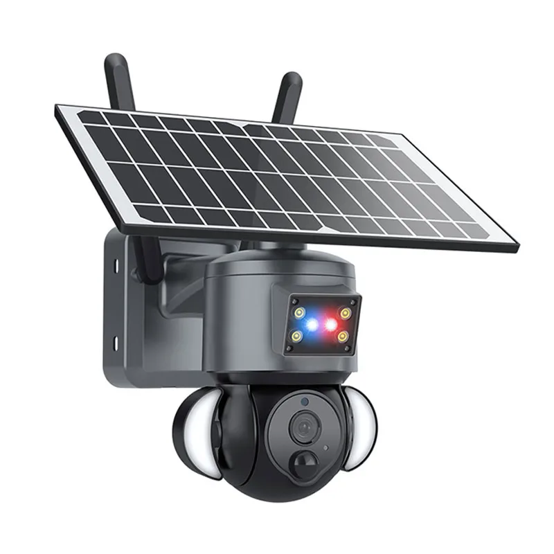 2K Dual Lens surveillance camera WIFI security camera outdoor 3MP Two way audio PTZ rotation Color IPIR Motion Detection