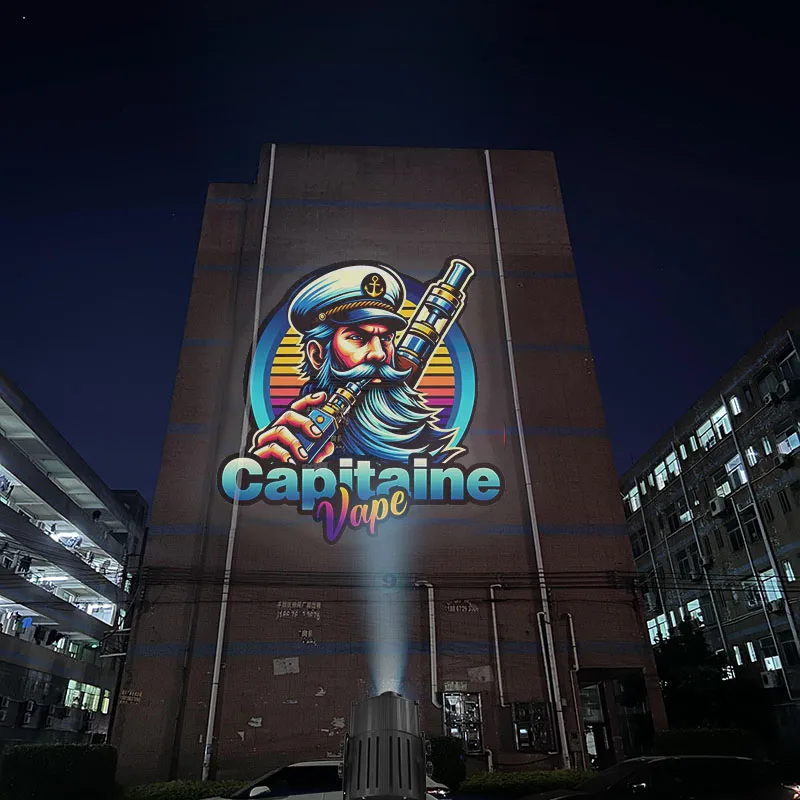 Outdoor 200w LED Gobo Logo Projector Advertising Light Waterproof IP65 Logo Gobo Projector Light
