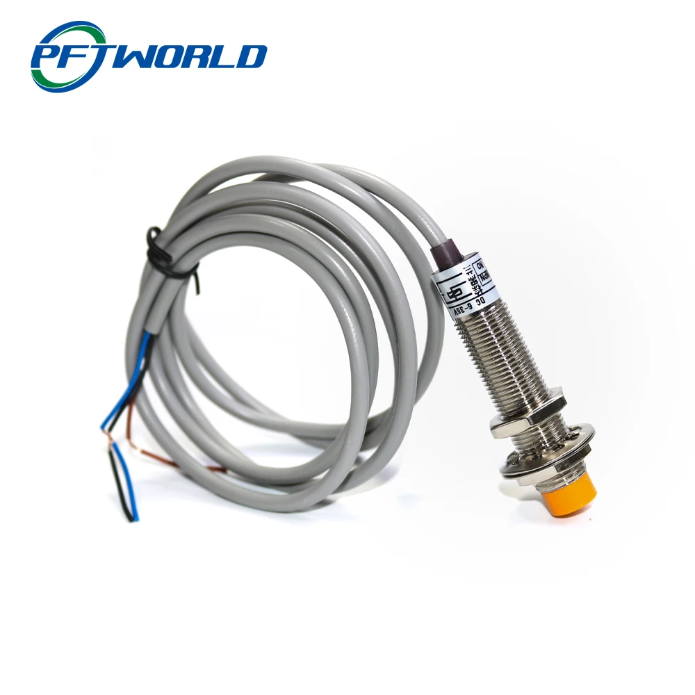 Металлический датчик M12 индуктивный Бесконтактный переключатель с нормально открытым тройным проводом NPN 2 мм 4