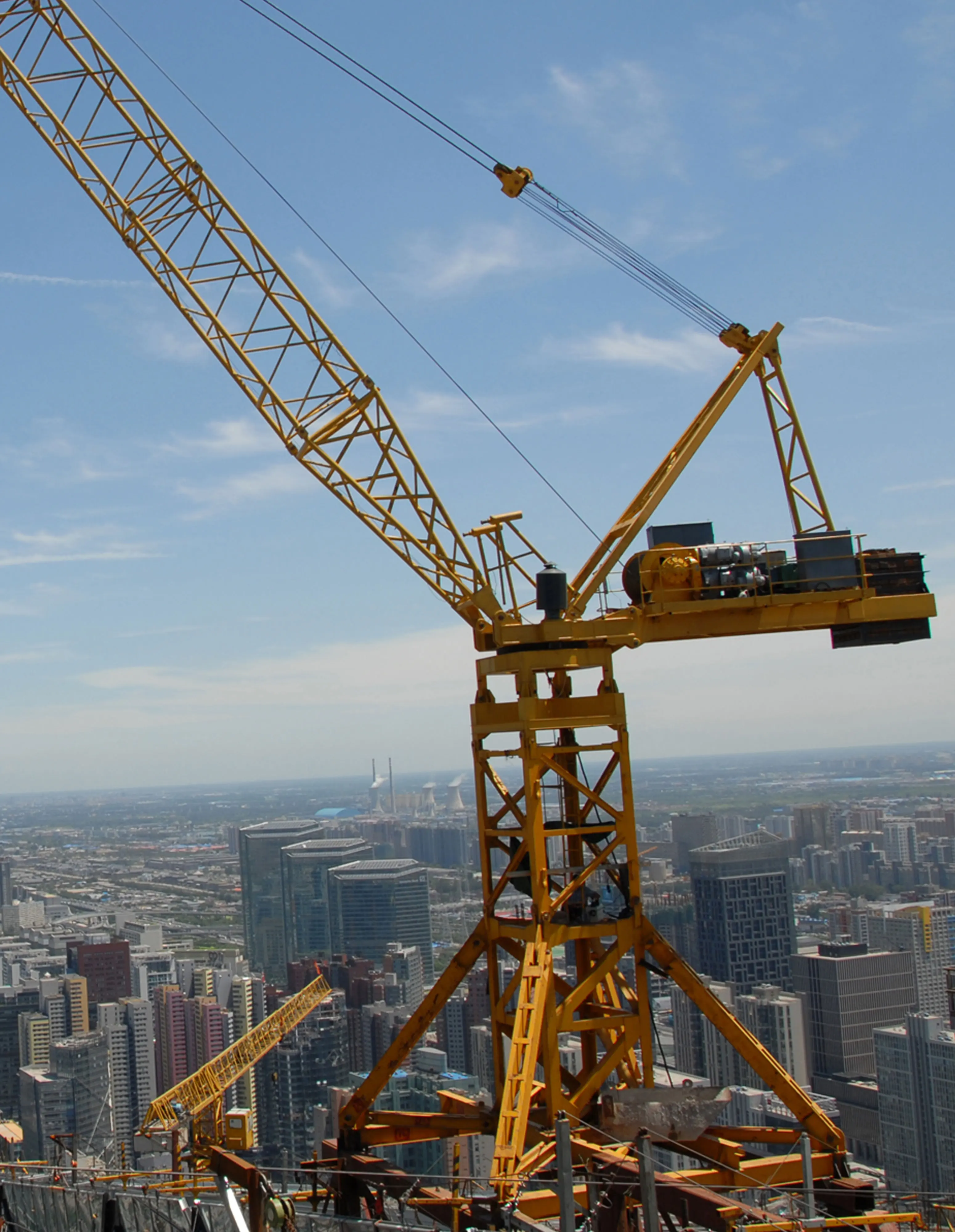 Световая Башня крана и башенного крана шкив