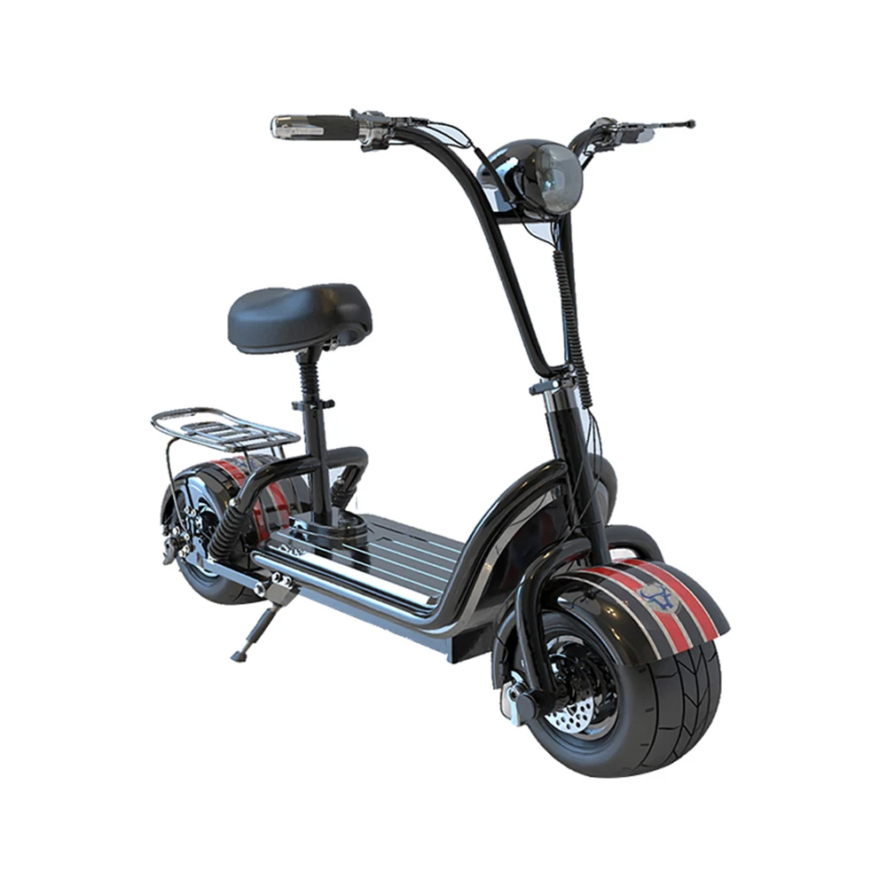 China Cheap Electric Scooters Fast Powerful Two Wheel Escooter for Adult