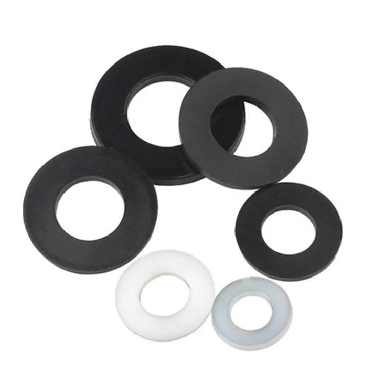 High quality PA66 DIN125 nylon washer M2-M20 white and black flat washer plastic washer