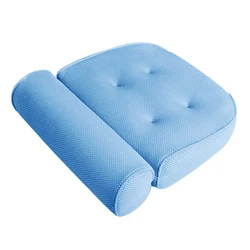 New Arrival Washable 3D Spacer Mesh Luxury Bath Neck Pillow Bathtub