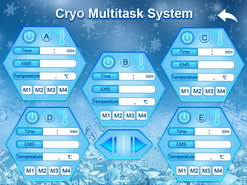 2024 frozen paddles skin cryo cold body cryotherapy slimming machine