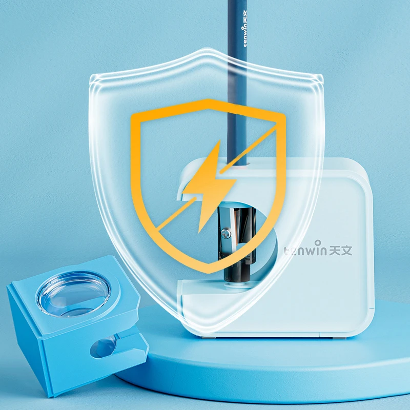 Tenwin 8316 Tungsten Steel Tool Holder Camera Shaped Electric Pencil Sharpener Battery Powered Plastic Sharpeners