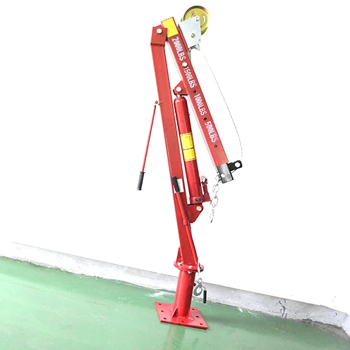 Truck Mounted Crane Mini Mobile Electric Pickup Truck Lift Crane