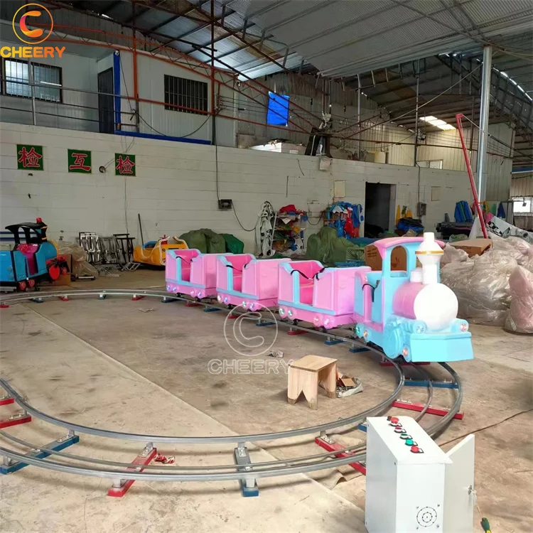Other amusement park products kids electric thomas small train amusement park track train rides cheap