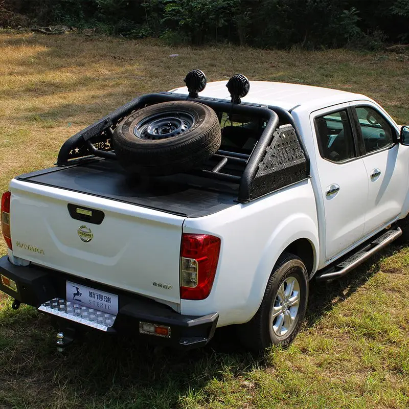 Ford Ram 4X4 pickup bedspread Aluminum Telescopic double lock roller cover Electric back cover