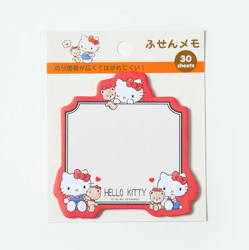 HOSHOM Office Accessories Custom Printed Memo Pad School Supply Kawaii Decorative Sticky Notes Tear Off Anime Sticky Notes