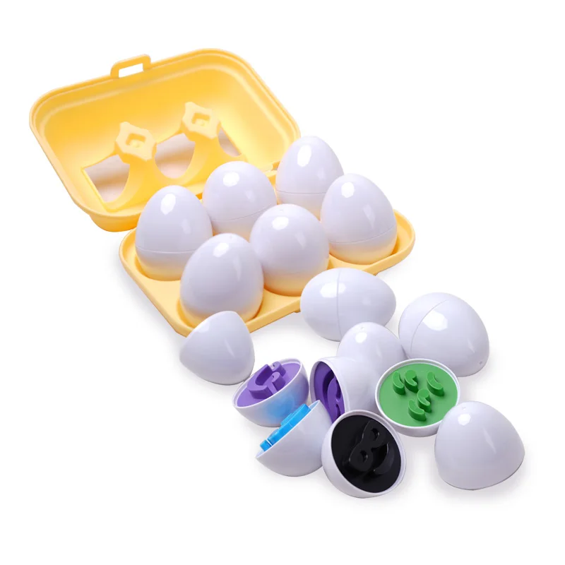 Обучающие развивающие игрушки, пластиковые пасхальные яйца, игрушки Монтессори, лицо, эмодзи, яйцо для детей