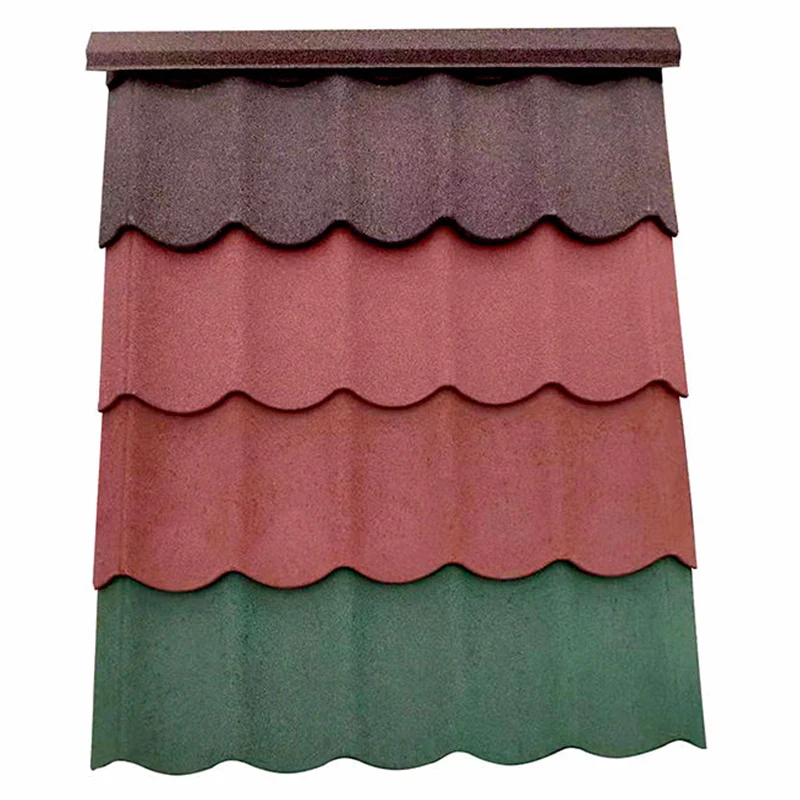 China factory supply 0.4mm Modern Stone Coated Steel Shingles for building house with Colored Steel Tiles  in Nigeria