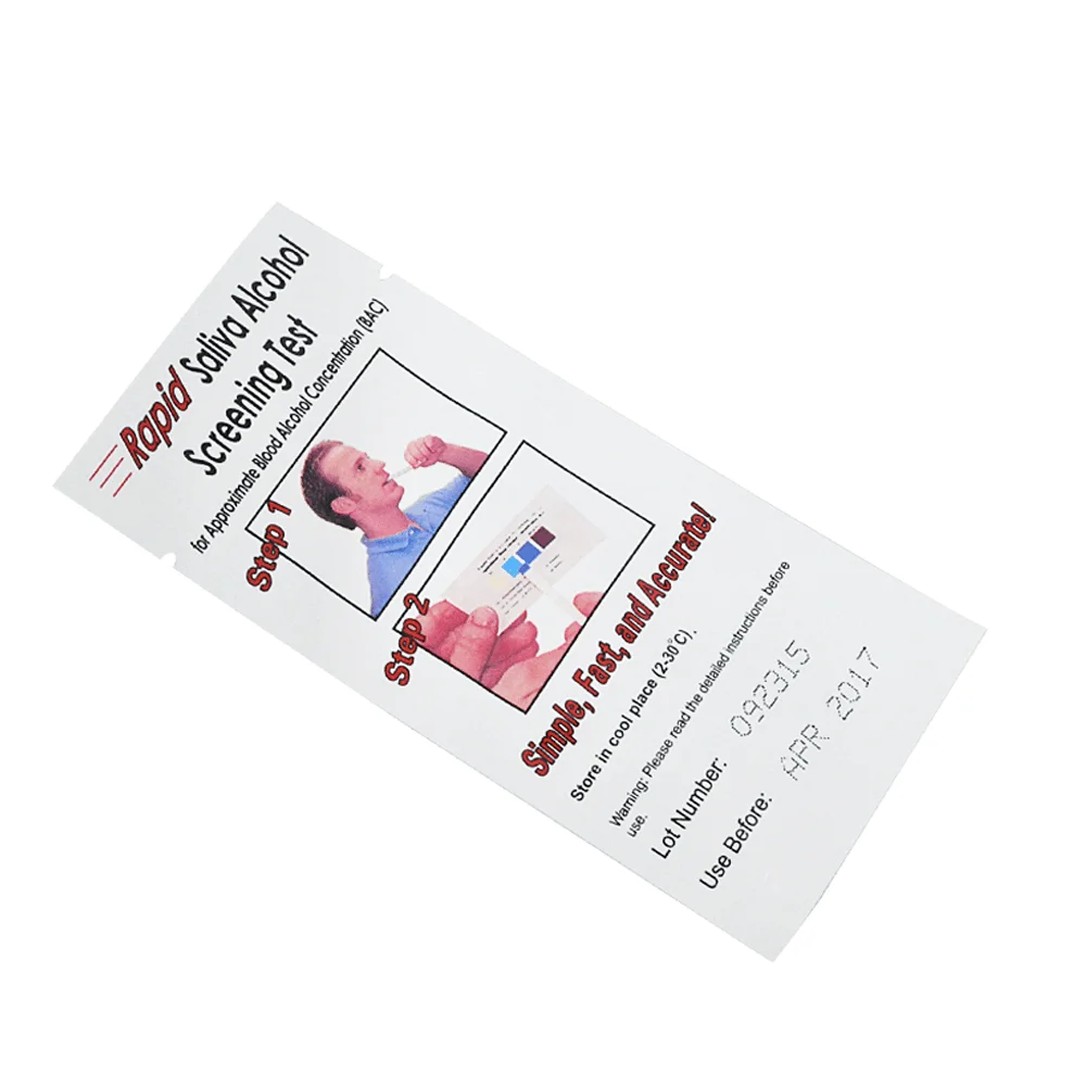 GREENWON  & AHKUCI Test Rapid Saliva Alcohol Tester Strips   PFT-69