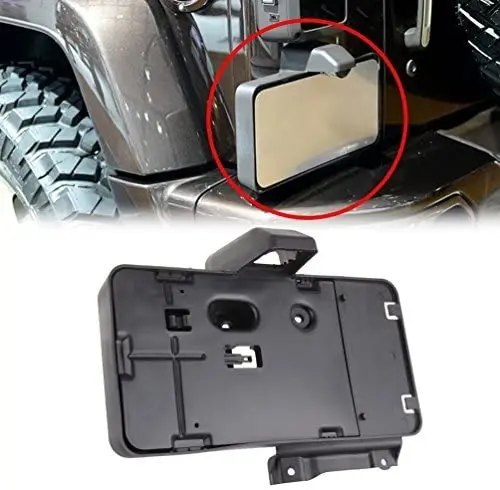 2007-2017 Hot Sale 4x4 auto tuning accessories Black Rear License Plate Holder for Jeep Wrangler JK