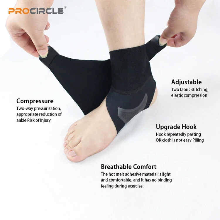 AS-H2117 Wholesale sports ankle protection brace compression anti-sprain ankle socks