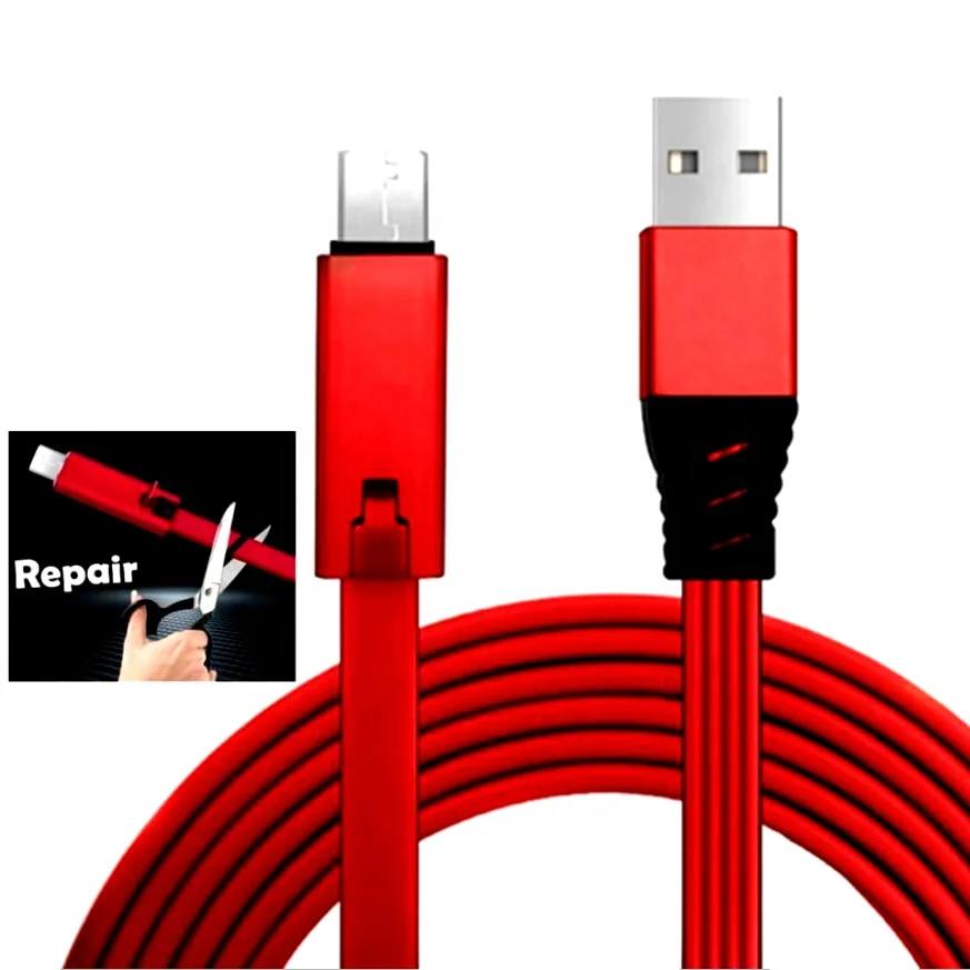Repeat Cut Repairable Use Fast Charging Flat Wire Cable