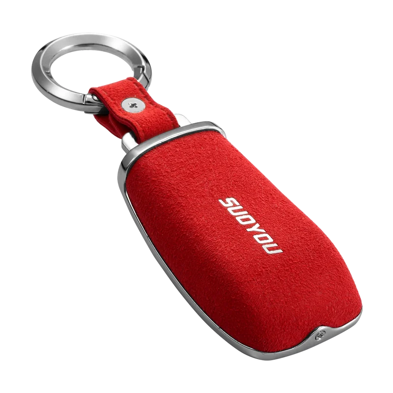 Car Key Cover Case for Mercedes Benz 2017 E Class W213 2018 S class new SLC SLK Class E E200 E260 E300 E320 new Suede Leather