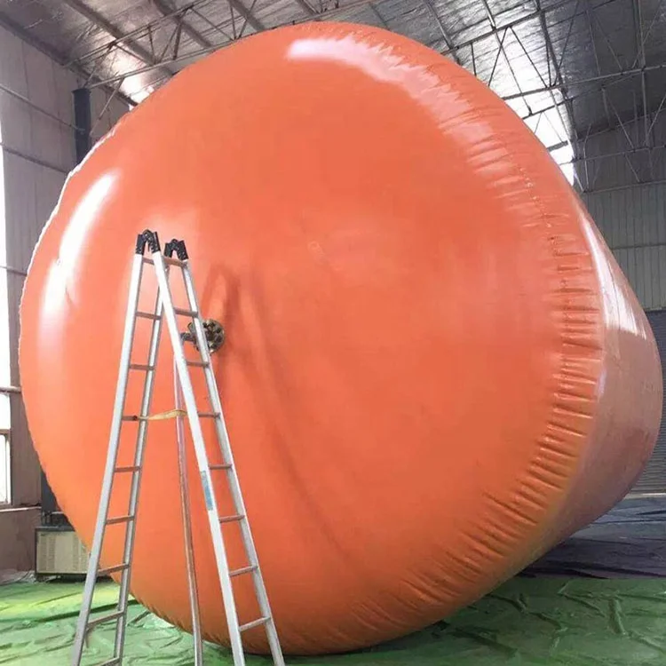 Anti-UV PVC flexible airtight farm using biogas digester bag methane fermentation pool