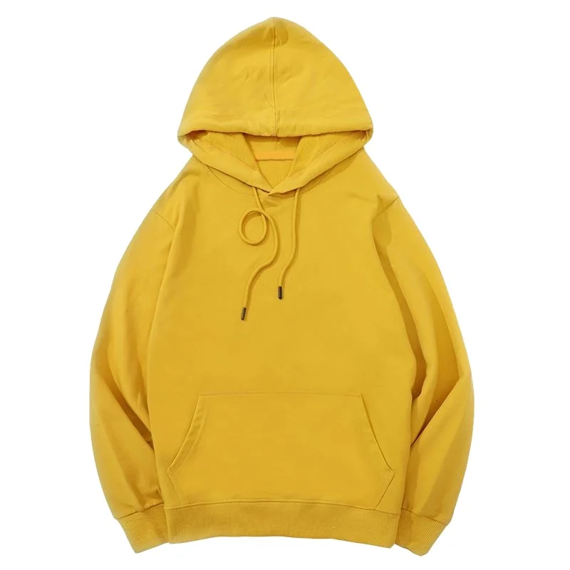 Wholesale 500 Gsm 100% Cotton Female Hoodie Set Draw String Hoodies