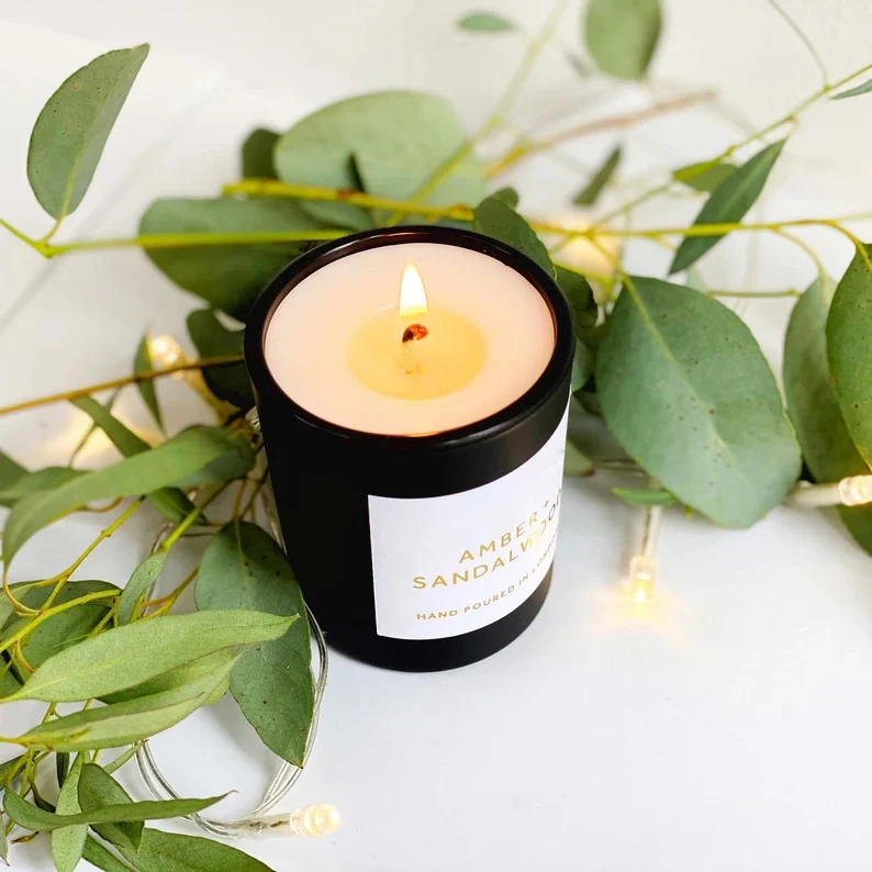 Custom Logo Wholesale Organic Luxury Essential Oil Scented Candles With Candle Jars