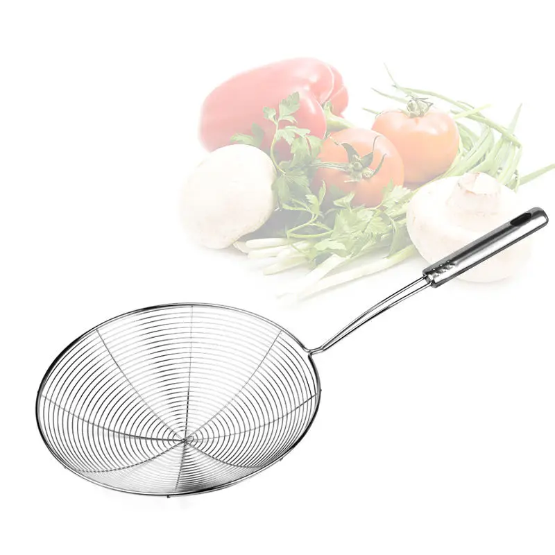 Multifunctional Home Use Stainless Steel 304 Mesh Strainer Colander Food Grade Cooking Tool Wire Strainer