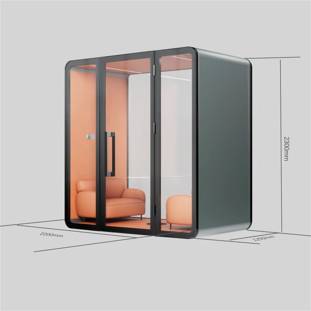 Cheap Made In China Soundproof Walls Removable Components Flexible Outdoor Functionality Quick-Setup Office Cabin