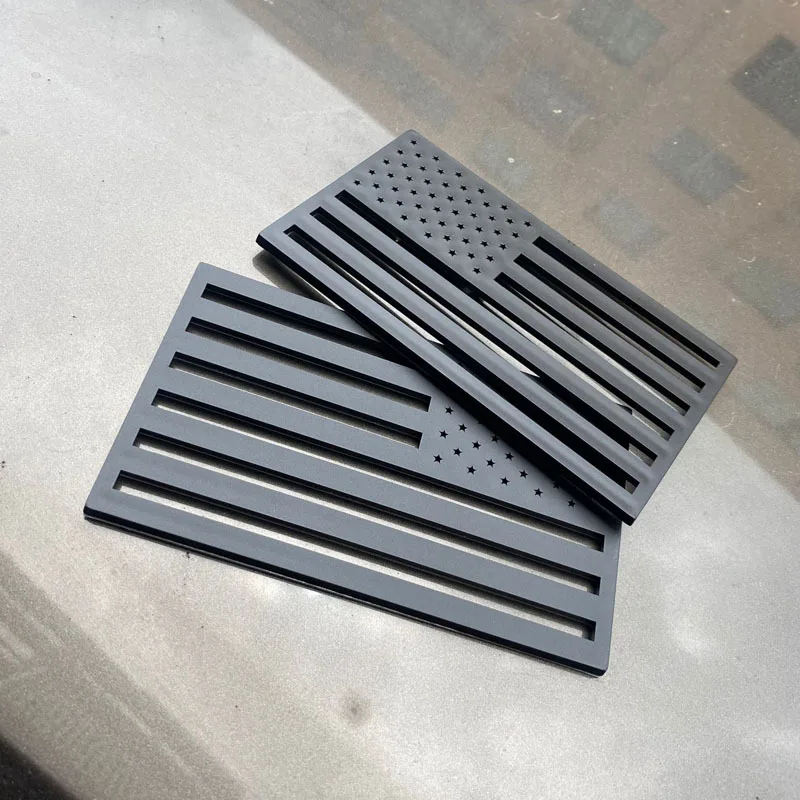 Customized National Flag Modified Car Sign Custom Car Emblem 3D Metal Car Emblem