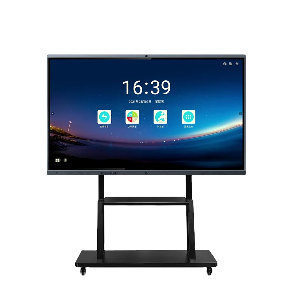 65 75 86 98 дюймов 4k ЖК электронная доска Сенсорная панель экран Смарт-доска все в одном интерактивный цифровой дисплей планшет