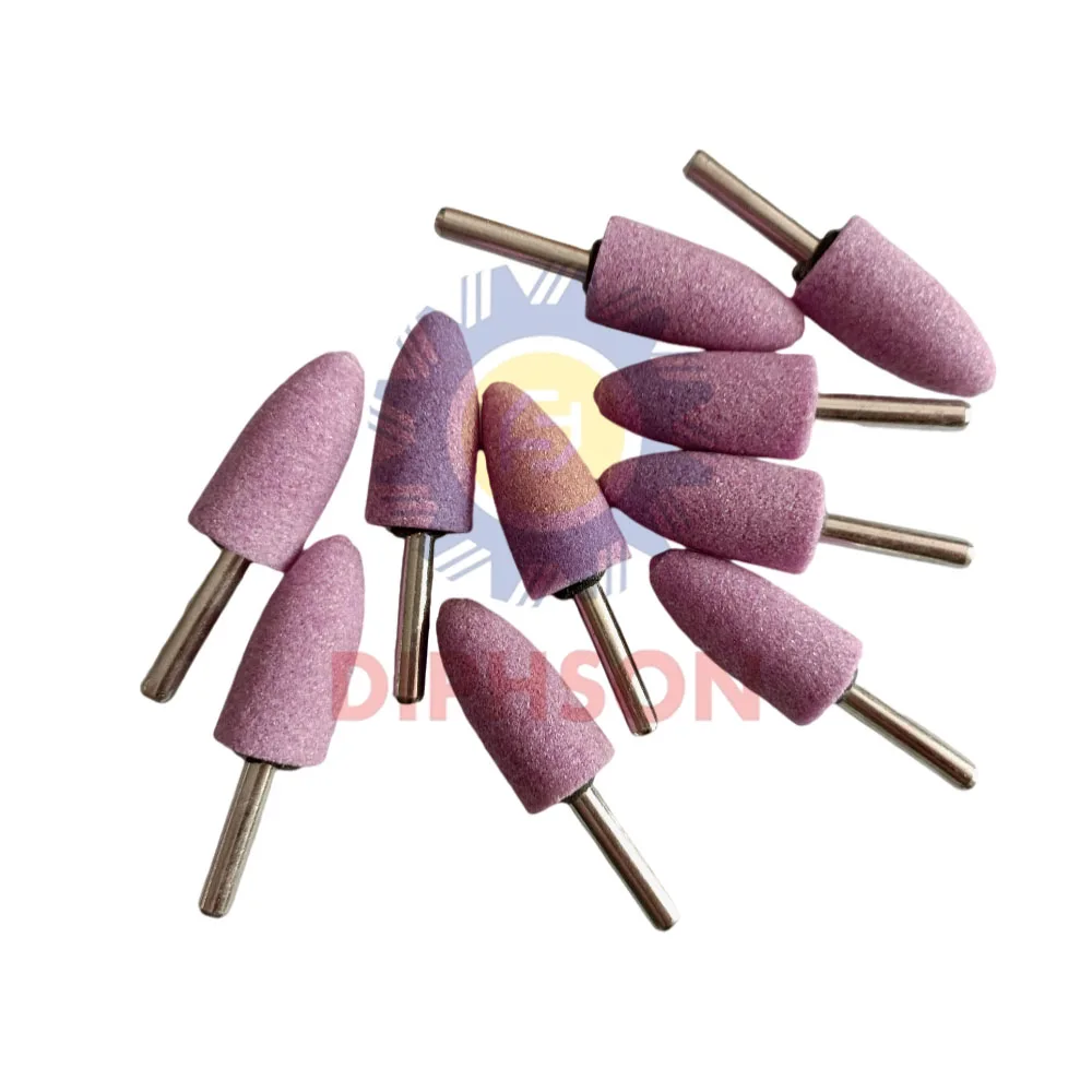 Grinding Head with High Hardness Different Sizes Grinding Tool PINK FUSED ALUMINA Mounted Point Grinding Head