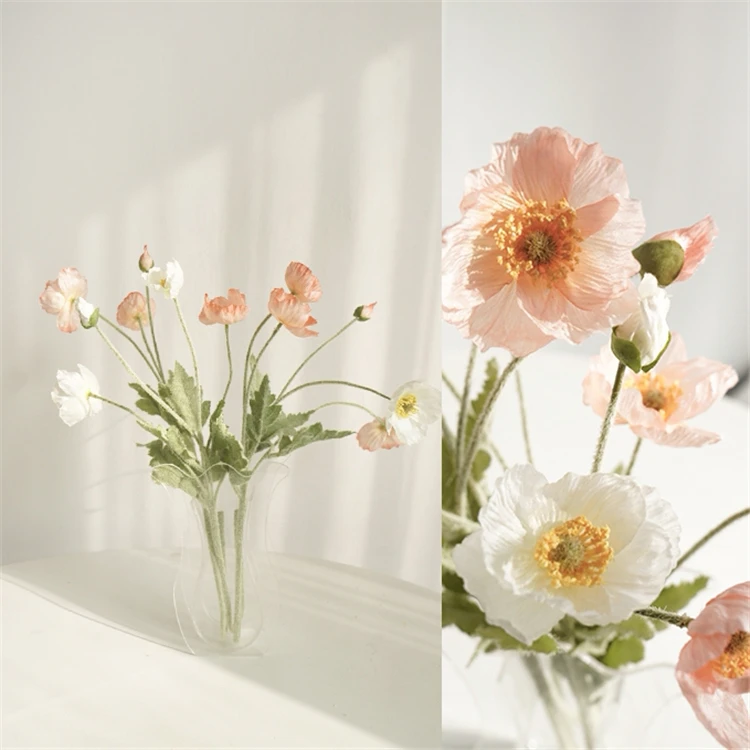 Special Design Widely Wedding Used Multicolor Colorful Clear Acrylic Flower Vases Home Decor For Bedroom Office With Wholesale